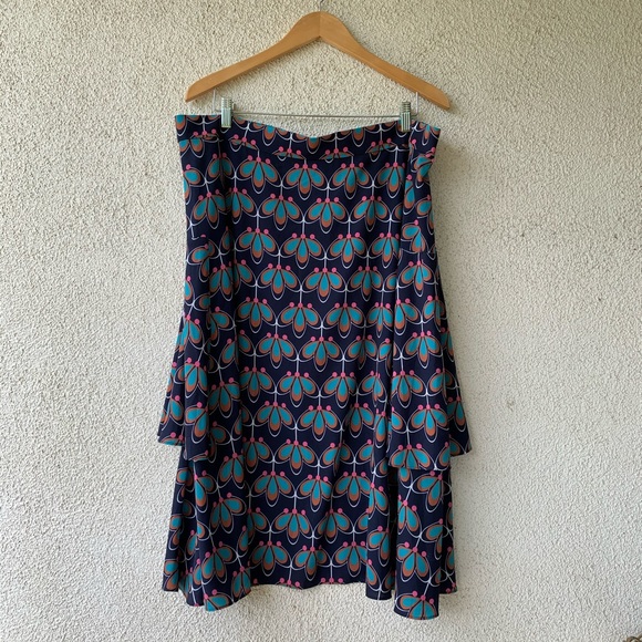 Eloquii Dresses & Skirts - ELOQUII Double Ruffle Flora Skirt Size 20